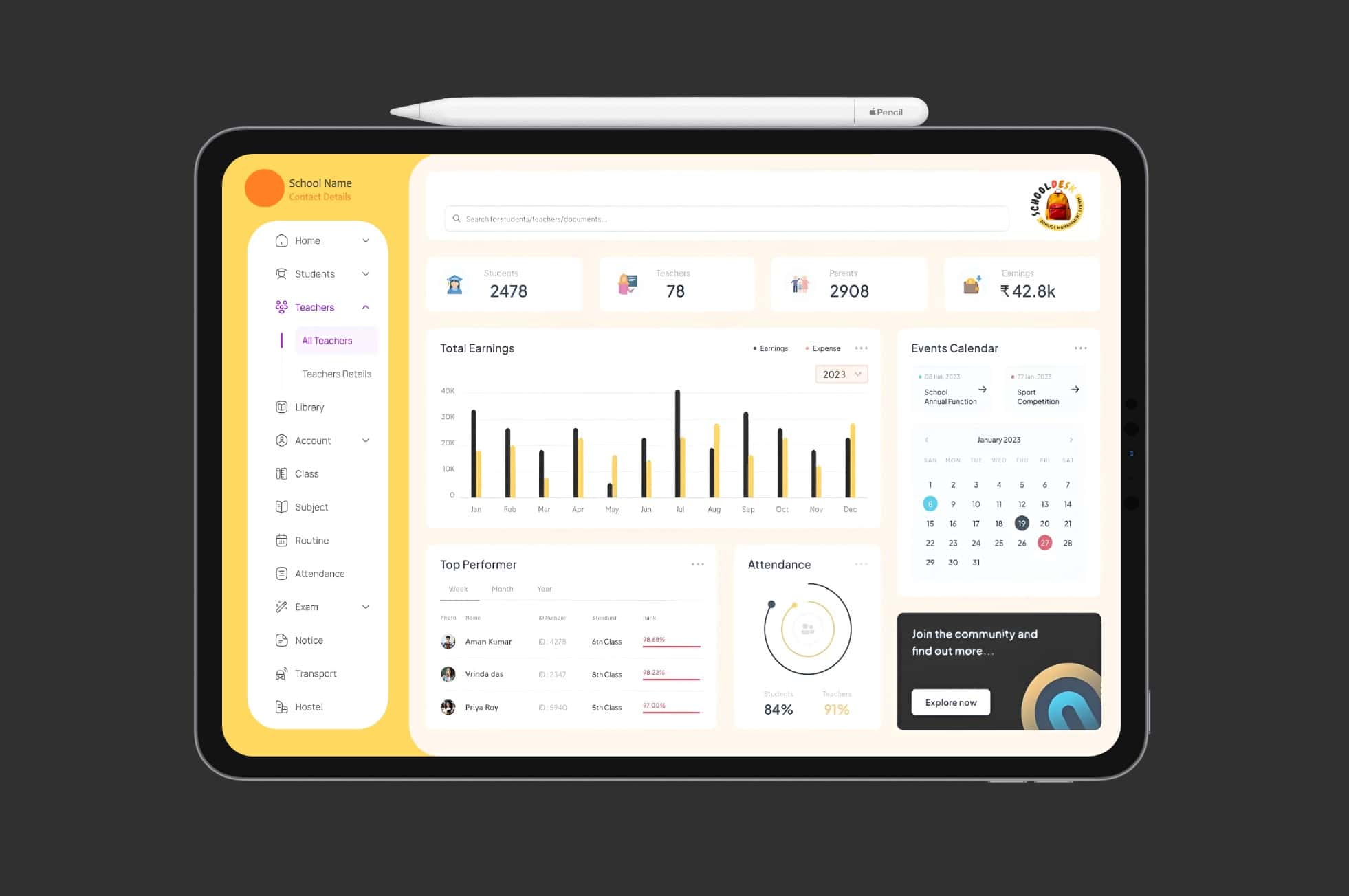 Admin Dashboard